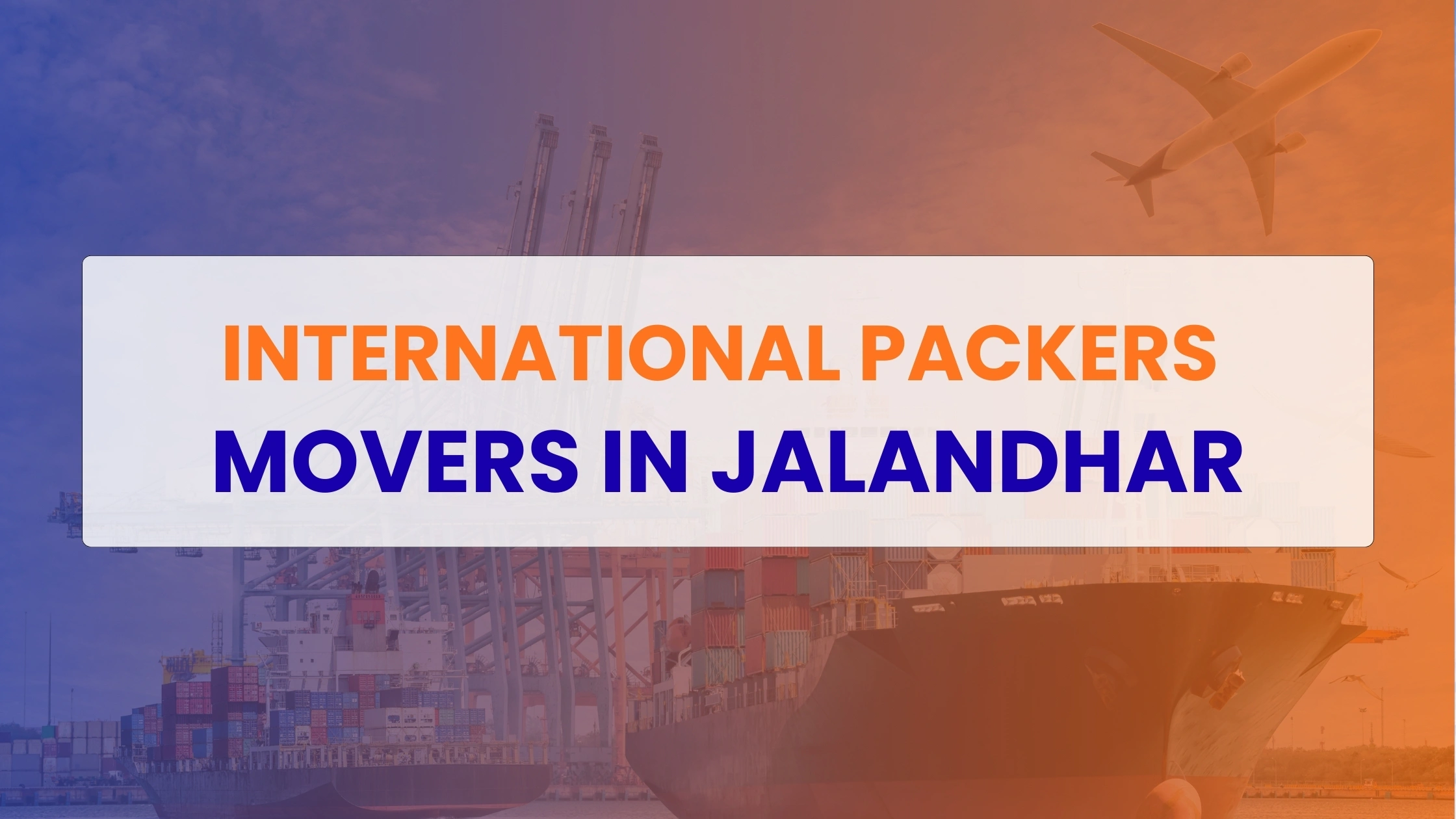 International Packers Movers in Jalandhar