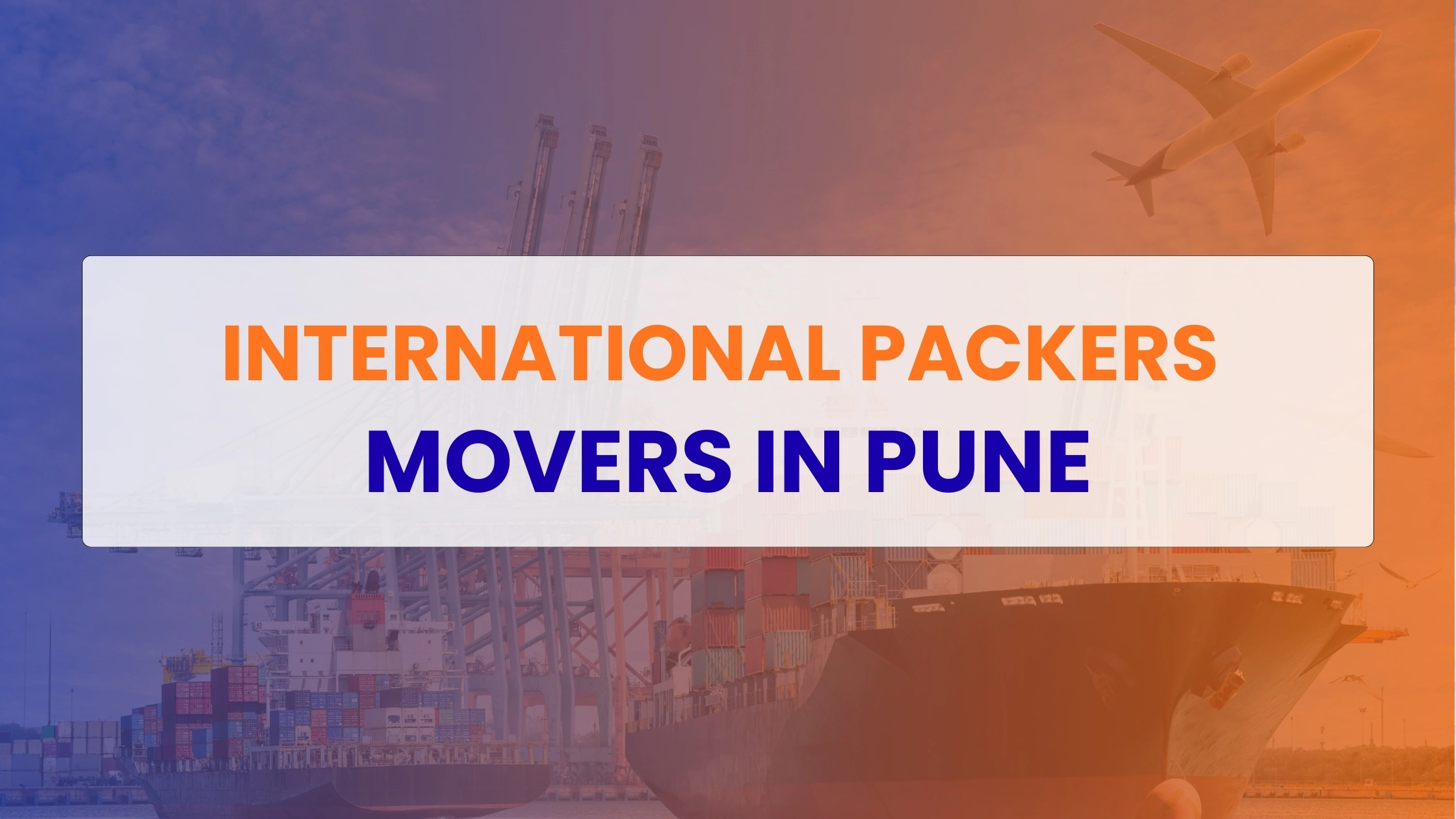 International Packers Movers in Pune