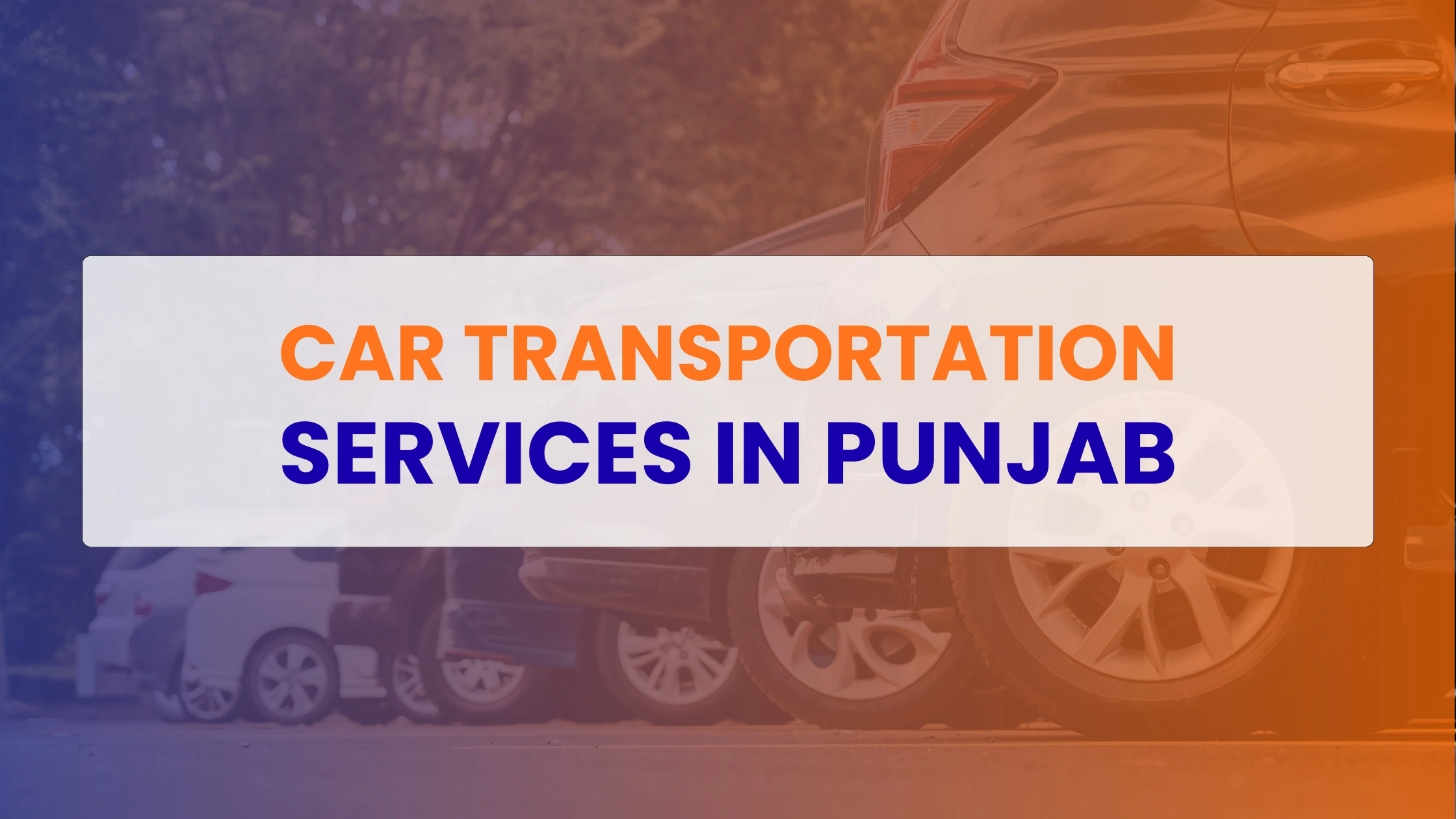 Car Transportation Services in Punjab