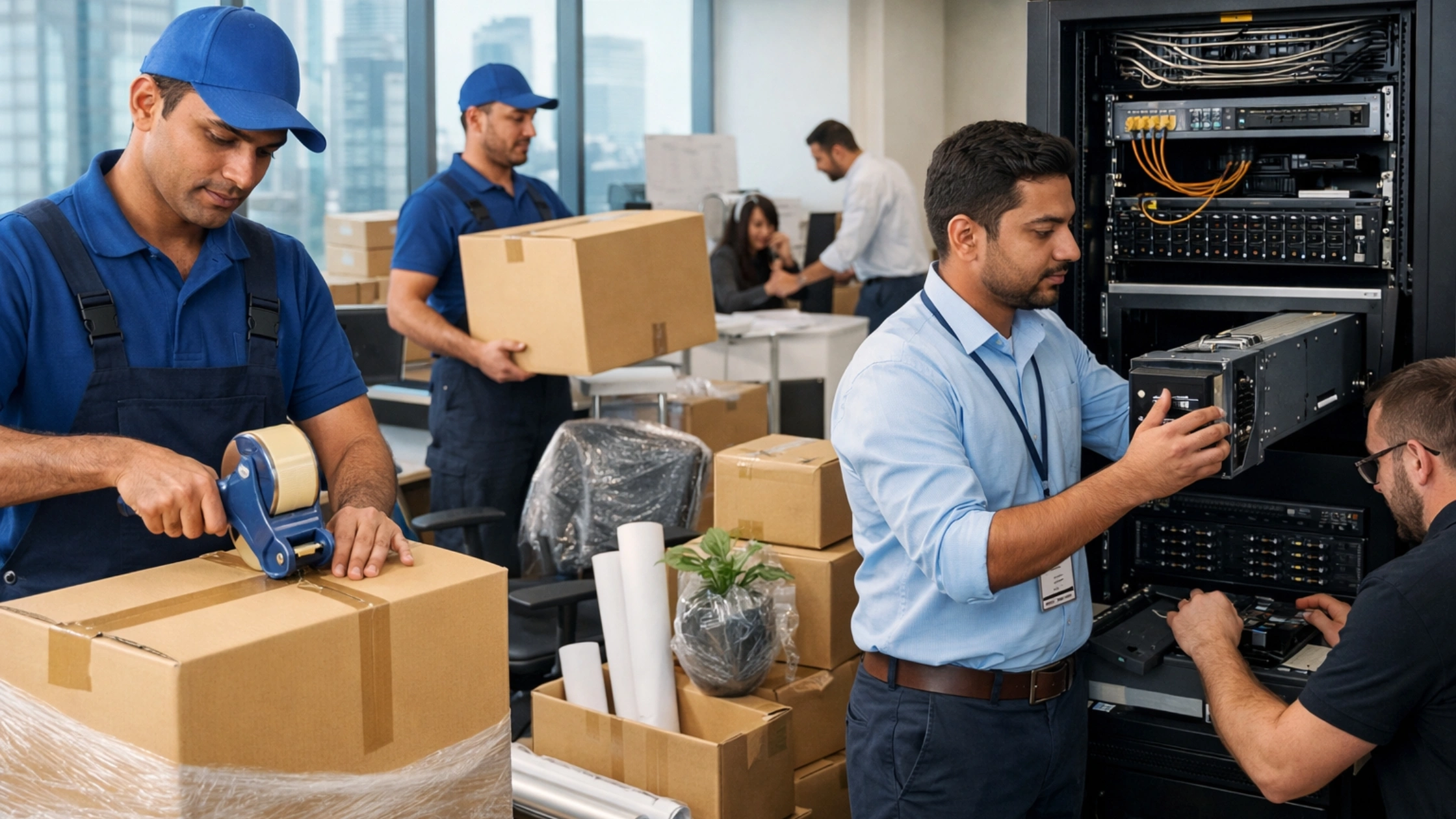 Corporate relocation and IT office relocation services