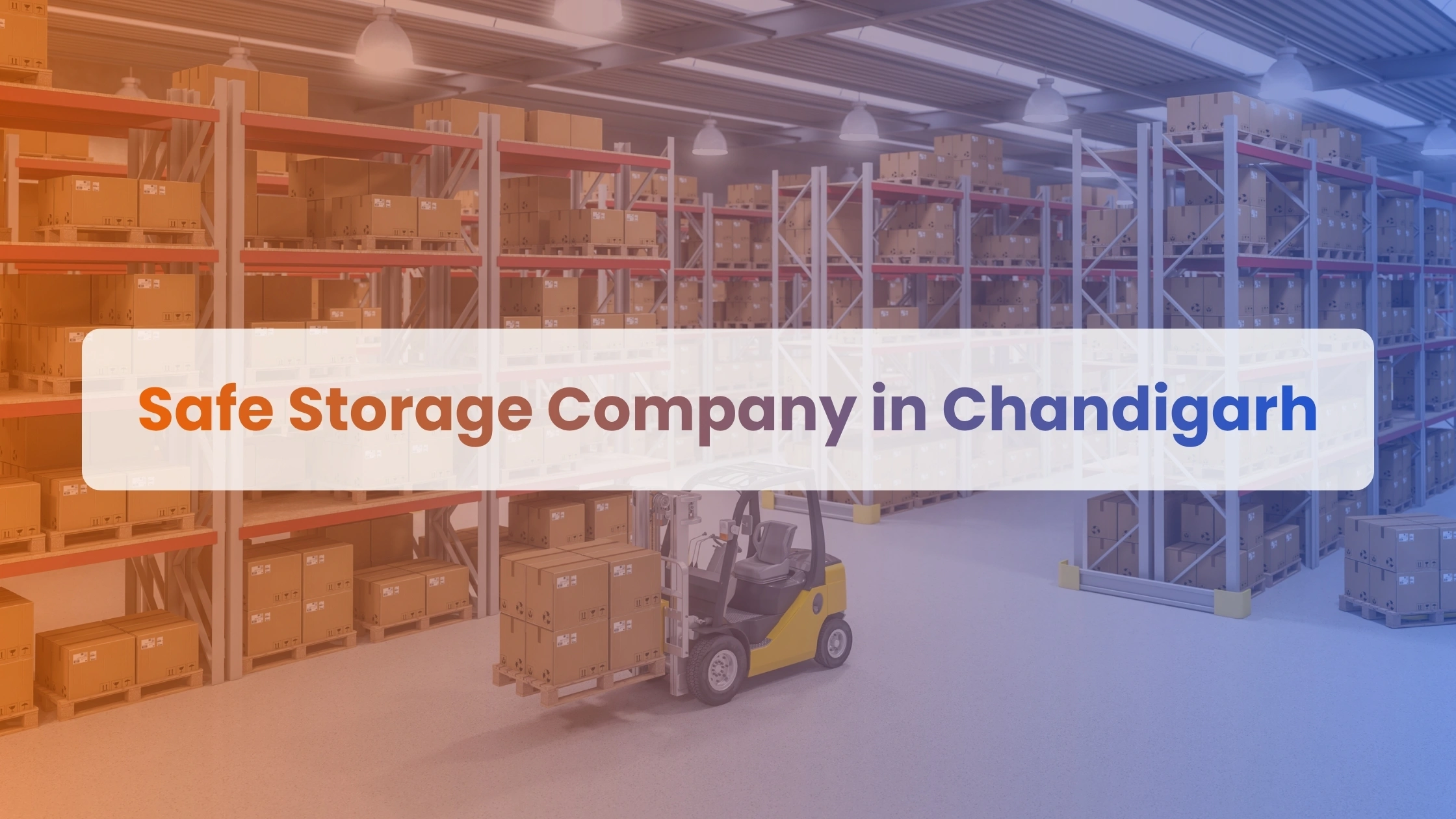 Safe Storage Company in Chandigarh