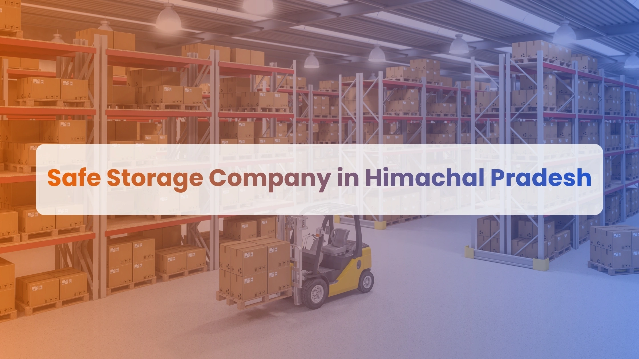 Safe Storage Company in Himachal Pradesh